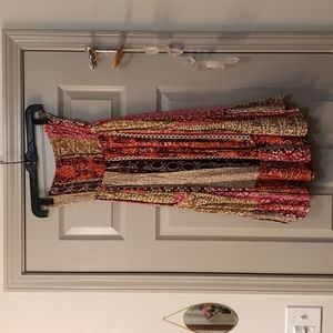 Earthbound patchwork dress